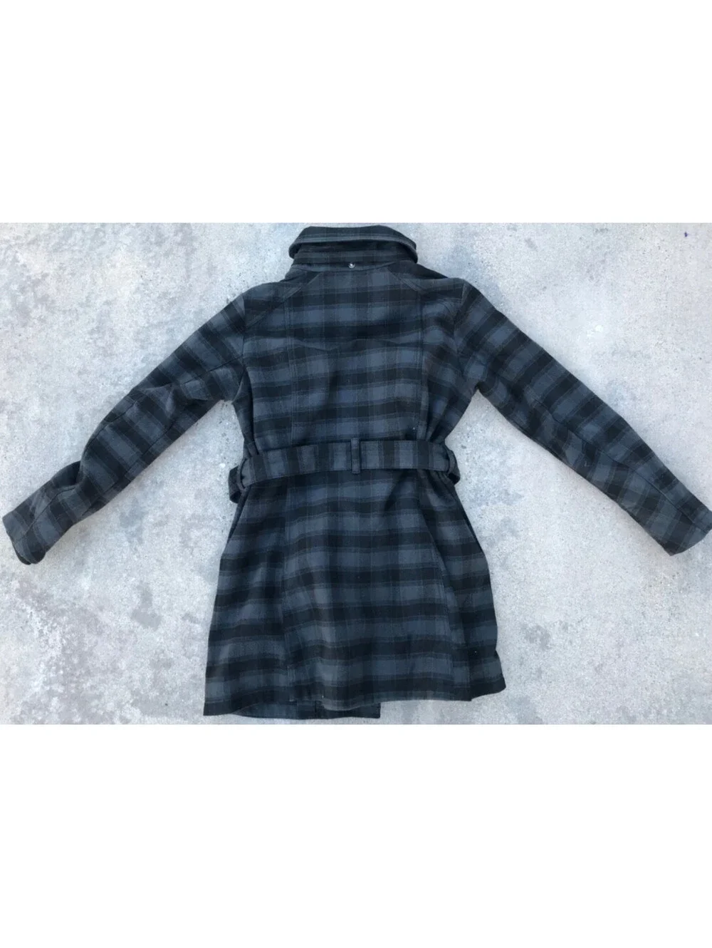 Womens Columbia Zenith Vista II Trench Heavy OmniHeat L Winter Jacket Coat Plaid